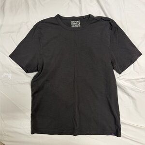 Faherty Men's Black Short Sleeve Crew Tee